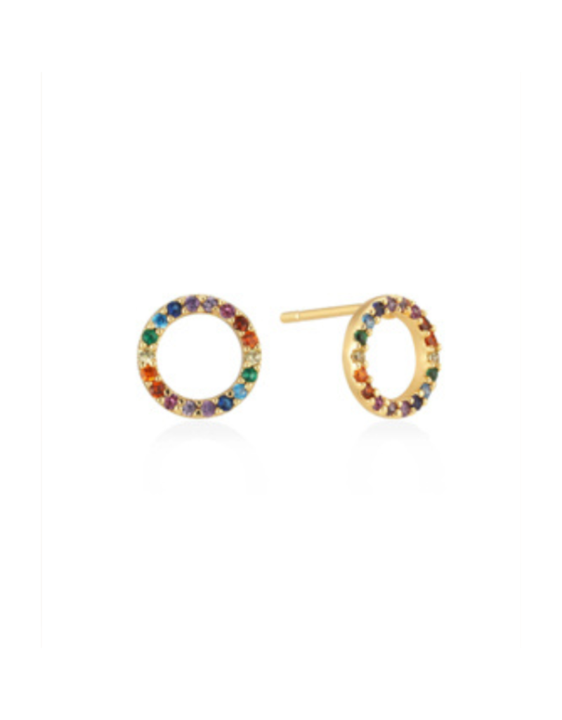 Lover's Tempo Pride Riot Rainbow Halo Stud Earrings by Lover's Tempo