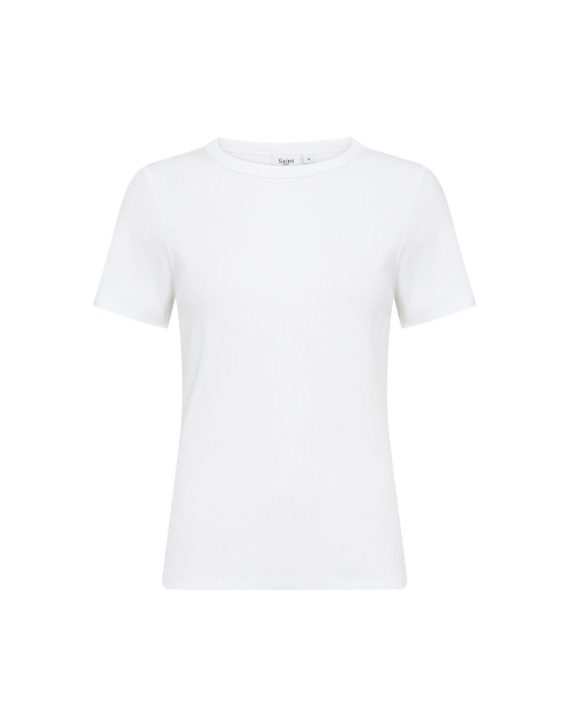 Saint Tropez Aster T-Shirt in Bright White by Saint Tropez