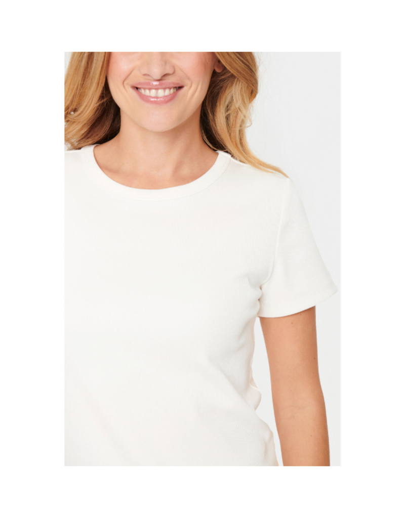 Saint Tropez Aster T-Shirt in Bright White by Saint Tropez