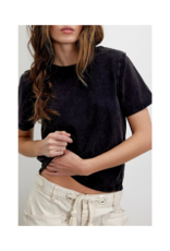 Free People Everyday Tee in Black by Free People
