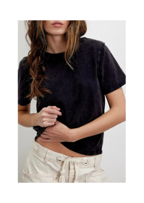Free People Everyday Tee in Black by Free People