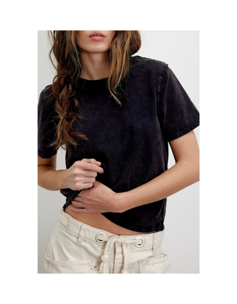 Free People Everyday Tee in Black by Free People
