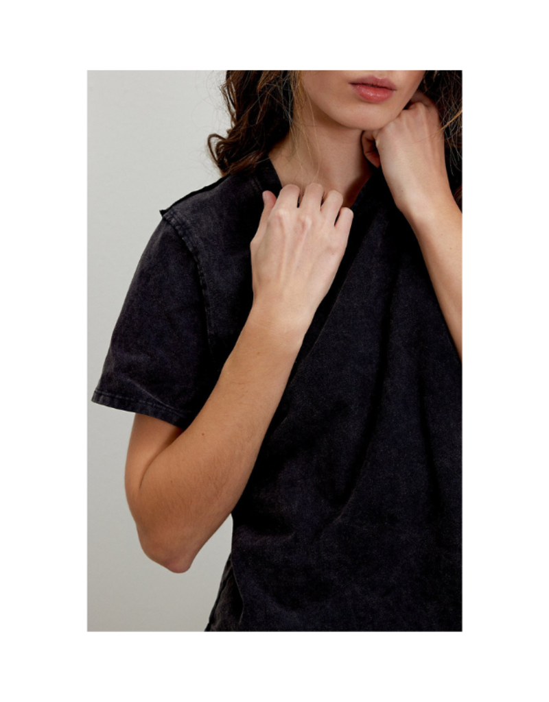 Free People Everyday Tee in Black by Free People