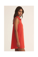Z Supply New Light Mini Dress in Cabana Red by Z Supply