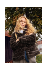 Saint Tropez Leonie Jacket in Chocolate Brown by Saint Tropez