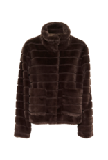 Saint Tropez Leonie Jacket in Chocolate Brown by Saint Tropez