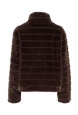 Saint Tropez Leonie Jacket in Chocolate Brown by Saint Tropez