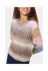 Saint Tropez Mirabel Knit Sweater in Urban Chic Melange by Saint Tropez