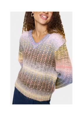 Saint Tropez Mirabel Knit Sweater in Urban Chic Melange by Saint Tropez