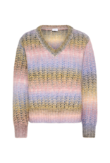 Saint Tropez Mirabel Knit Sweater in Urban Chic Melange by Saint Tropez