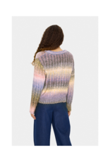 Saint Tropez Mirabel Knit Sweater in Urban Chic Melange by Saint Tropez
