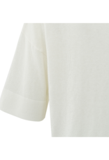 YAYA Oversized Knit T-Shirt in Wool White by YAYA