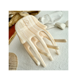 Pika & Bear Nobra Mini Hair Claw in Butter Cream by Pika & Bear