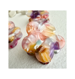 Pika & Bear Collage Mini Flower Hair Claw in Kyoto by Pika & Bear