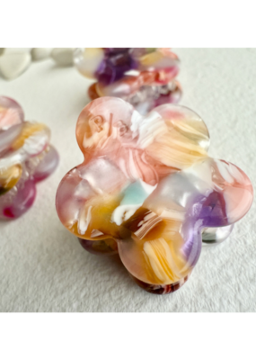 Pika & Bear Collage Mini Flower Hair Claw in Kyoto by Pika & Bear