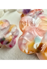 Pika & Bear Collage Mini Flower Hair Claw in Kyoto by Pika & Bear