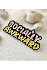 Pika & Bear Enamel Pin "Socially Awkward" by Pika & Bear