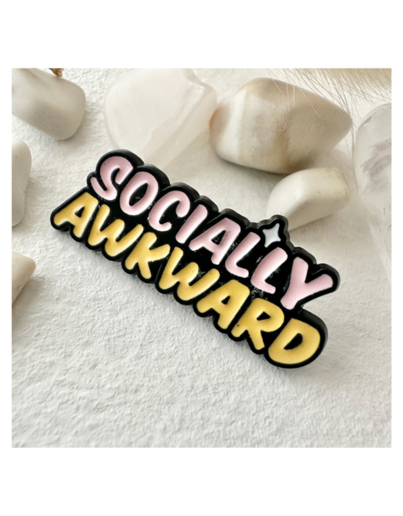 Pika & Bear Enamel Pin "Socially Awkward" by Pika & Bear