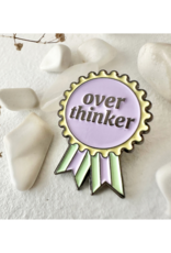 Pika & Bear Enamel Pin "Overthinker Award" by Pika & Bear