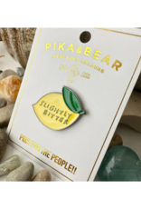 Pika & Bear Enamel Pin "Slightly Bitter Lemon" by Pika & Bear