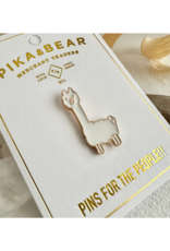 Pika & Bear Enamel Pin "El Jimador Alpaca" by Pika & Bear