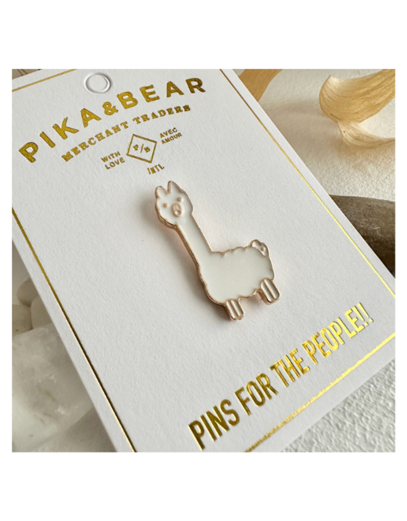 Pika & Bear Enamel Pin "El Jimador Alpaca" by Pika & Bear