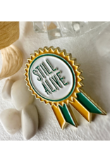 Pika & Bear Enamel Pin "Still Alive Award" by Pika & Bear