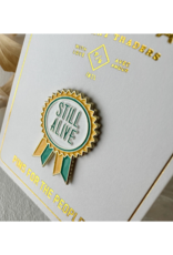 Pika & Bear Enamel Pin "Still Alive Award" by Pika & Bear