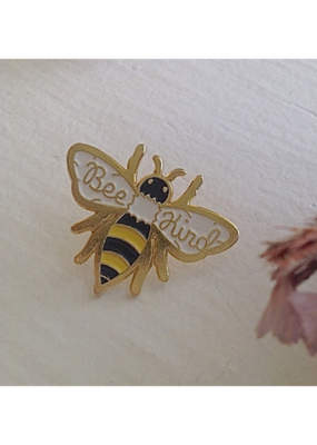 Pika & Bear Enamel Pin "Bubilas Bee" by Pika & Bear