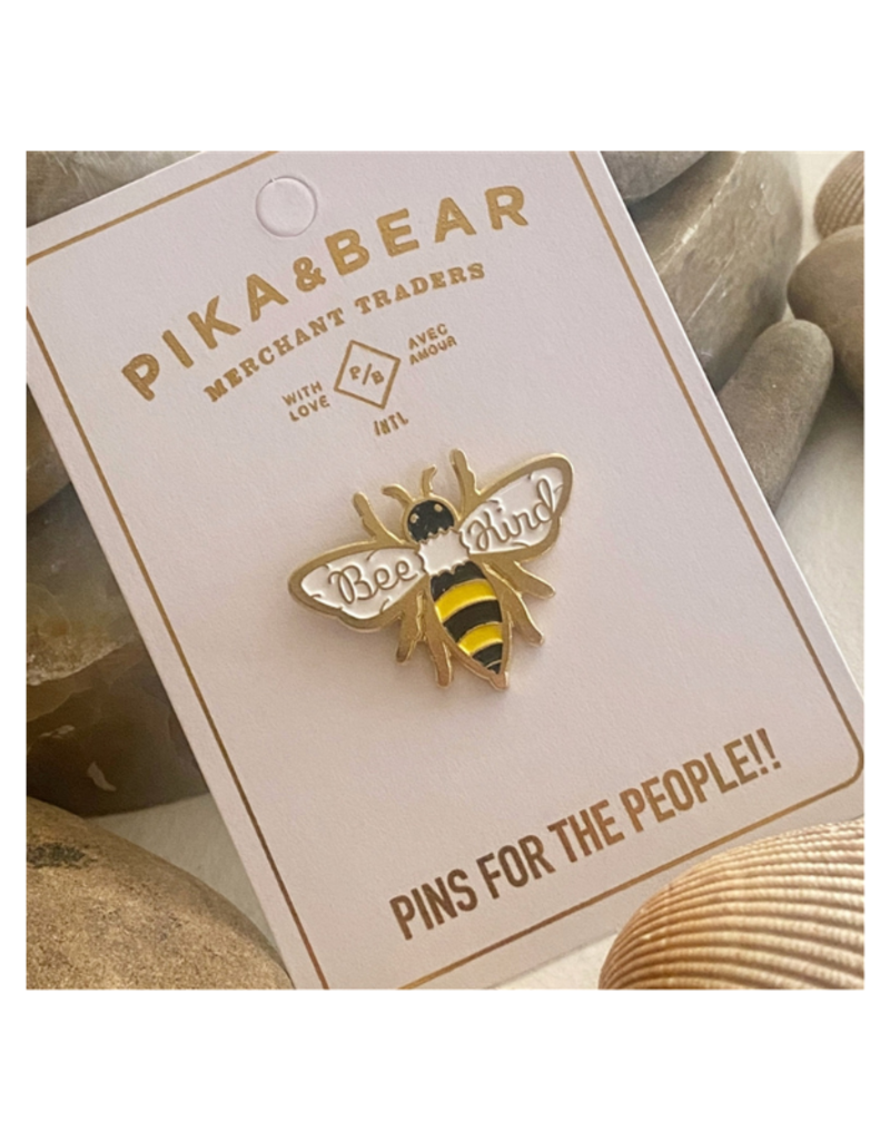 Pika & Bear Enamel Pin "Bubilas Bee" by Pika & Bear