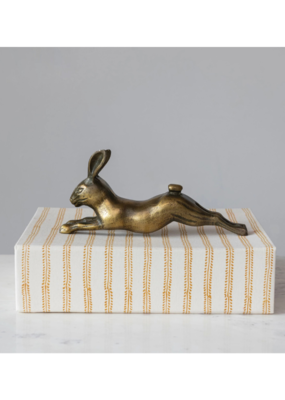 Creative Co-Op Bronze Cast Aluminum Rabbit