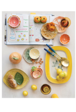 Creative Co-Op Lemon Stoneware Citrus Shaped Plate