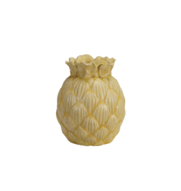 Creative Co-Op Stoneware Pineapple Vase