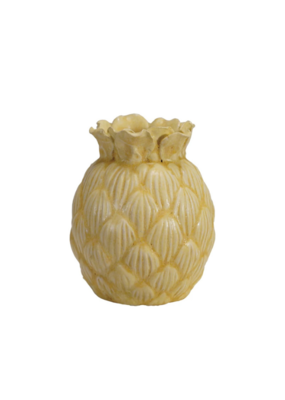 Creative Co-Op Stoneware Pineapple Vase