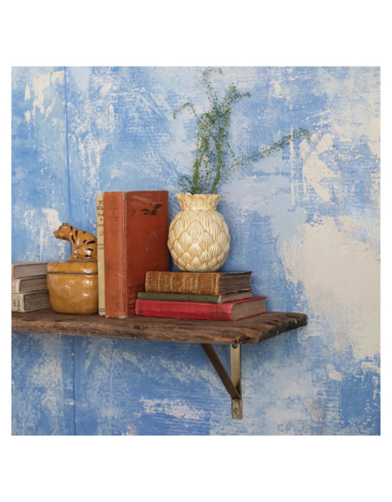 Creative Co-Op Stoneware Pineapple Vase