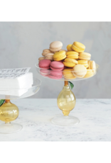 Creative Co-Op Glass Lemon Pedestal Dish