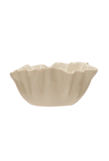 Creative Co-Op Stoneware Fluted Bowl 4"