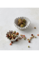 Creative Co-Op Stoneware Fluted Bowl 4"