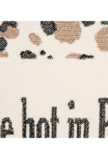 Creative Co-Op Hot Psychotic Cotton Pillow