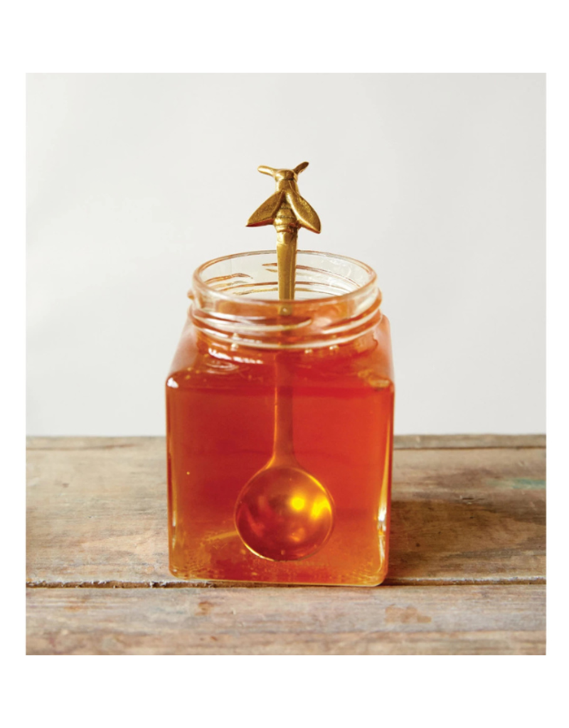 Creative Co-Op Brass Bee Spoon