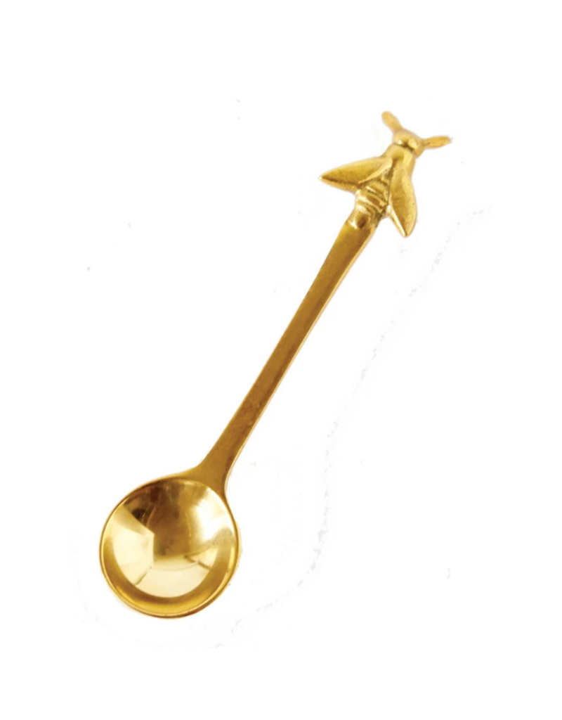 Creative Co-Op Brass Bee Spoon