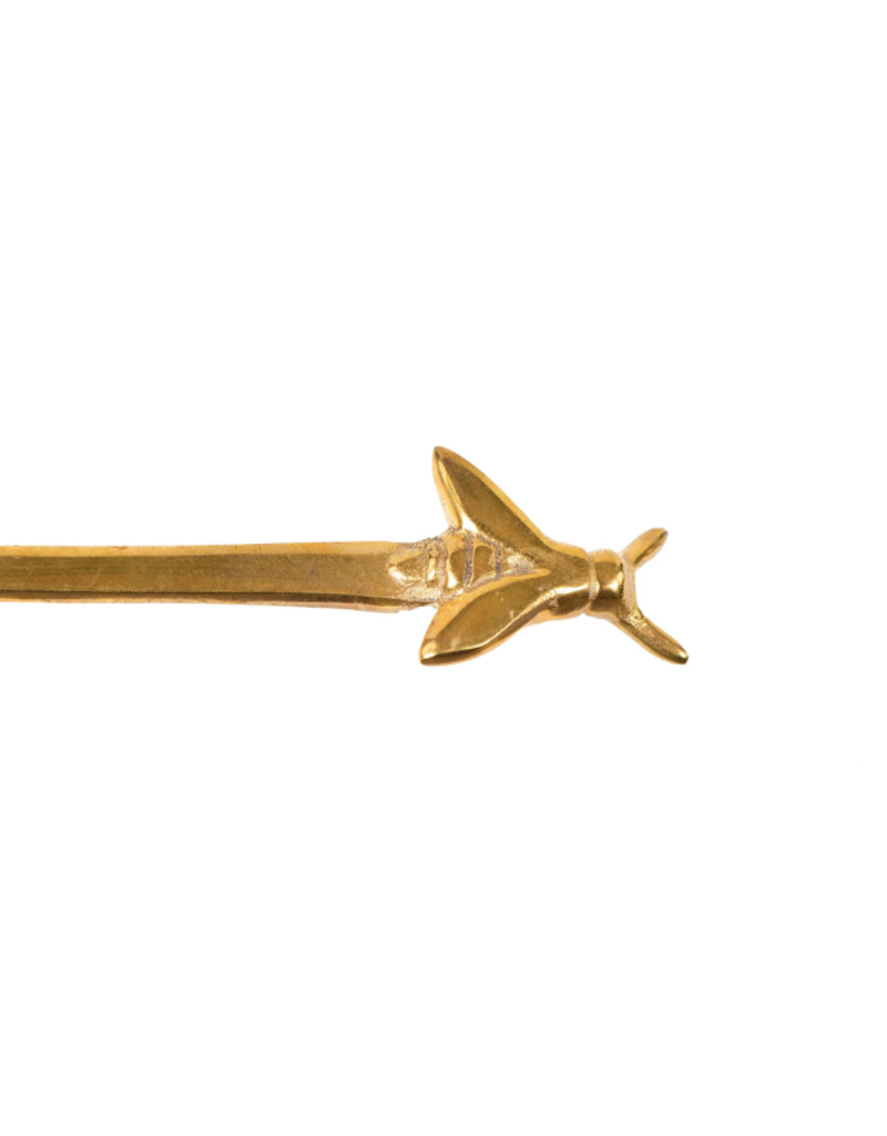 Creative Co-Op Brass Bee Spoon