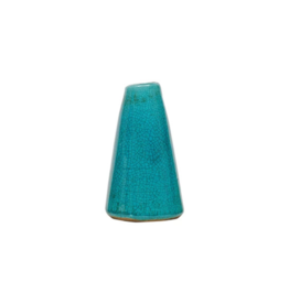 Creative Co-Op Crackled Terracotta Vase S Teal