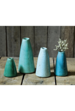 Creative Co-Op Crackled Terracotta Vase S Teal
