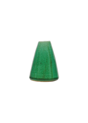 Creative Co-Op Crackled Terracotta Vase XS Green