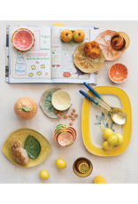 Creative Co-Op Lemon Platter with Leaf Dish