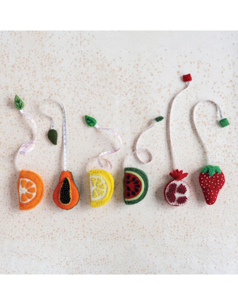 Creative Co-Op Assorted Fruit Tape Measure