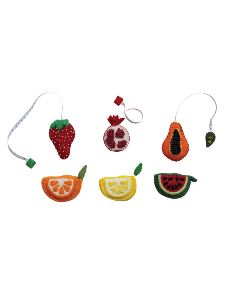 Creative Co-Op Assorted Fruit Tape Measure