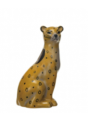 Creative Co-Op Leopard Vase