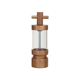 Creative Co-Op Acacia Wooden Salt or Pepper Mill